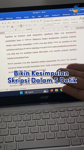 Cara Mudah Bikin Kesimpulan Skripsi dalam 5 Detik