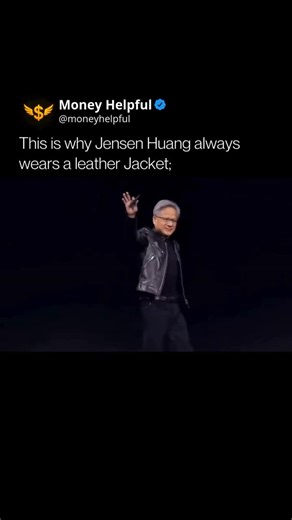 𝗕𝘂𝘀𝗶𝗻𝗲𝘀𝘀 | 𝗠𝗼𝘁𝗶𝘃𝗮𝘁𝗶𝗼𝗻 | 𝗪𝗲𝗮𝗹𝘁𝗵 on Instagram: "The reason behind leather jacket Jensen Huang the CEO of Nvidia, is known for his signature leather jacket, but the story but jacket behind it is surprisingly simple. His wife bought it for him years ago after realizing most clothes make him “itch,” his way of saying he doesn’t like them. Once she found a jacket he actually liked, she bought several more to avoid shopping for him again. Ever since, Huang has stuck with the sam