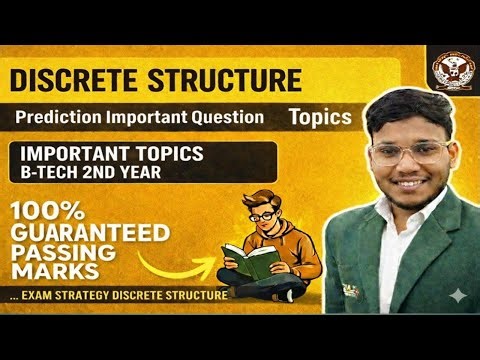 Discrete Mathematics important topics | Prediction important questions RGPv eaxm| how to pass 1 day.