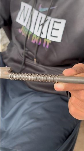 Beautiful Simple Spring Making on Drill Machine | Iron Wire DIY #diy #shorts