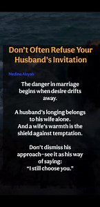 don't often refuse your husband's invitation #marriage #lifestories #reelschallenge | Medina Aisyah
