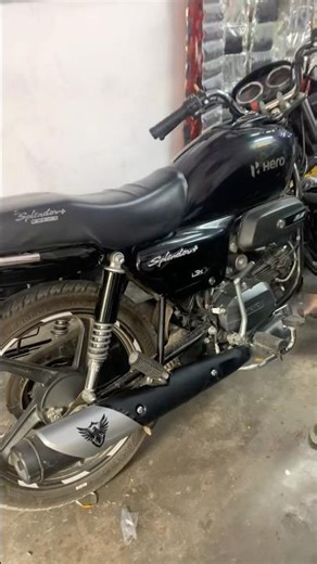 Splendor silencer sticker modify 👌 Modification