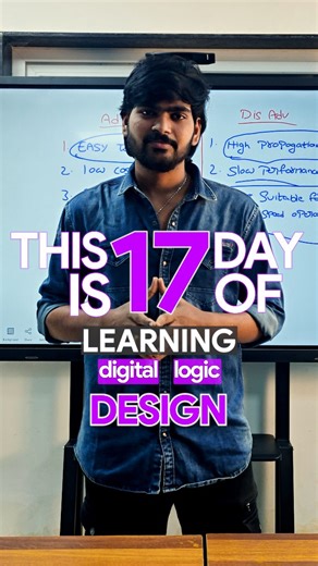 Prov Logic The VLSI career center on Instagram: "Day 17of learning Digital logic design.. 4,8 and 16 bit Addition"
