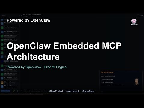 ClawPad - OpenClaw Embedded MCP Architecture