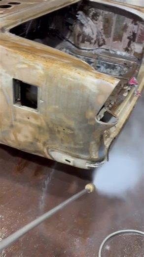 7.4K views · 564 reactions | 55 Chevy Body. Cleaning after hot tanking and before the acid bath #55chevy #55chevybelair #55chevygasser #trifivechevy #trifivechevys #chemicalstripping #classiccarrestoration #classiccarrestorations #chemicaldipping | MetalWorks Paint & Rust Removal | Facebook