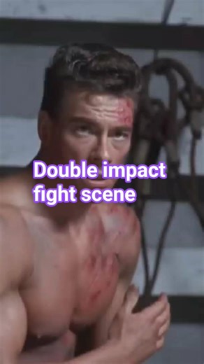 # double impact fight scene #