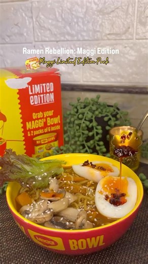 Ramen Rebellion: Maggi Edition, Maggi Limited Edition Pack! #youtubeshorts #recipe #maggi #food