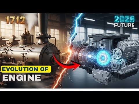 Evolution of Engine (1712–2028) | From Steam Power to Futuristic AI Engines