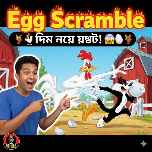 3.3K views · 69 reactions | আজকে আমরা দেখবো Looney Tunes Egg Scramble...