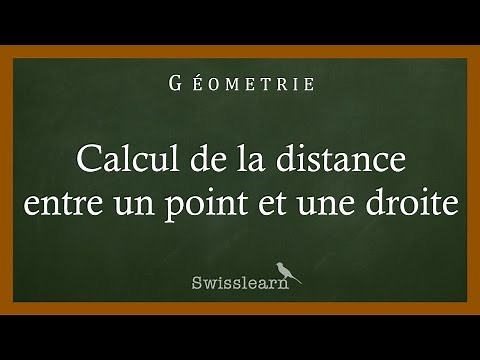 Calcul de la distance entre un point et une droite