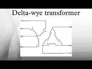 Delta-wye transformer