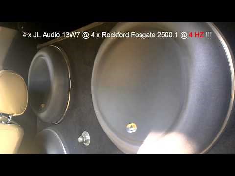 JL AUDIO 13W7 @ 4 HZ !!!