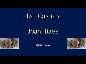 Joan Baez De Colores KARAOKE