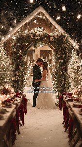 Winter wonderland wedding ideas ❤️❄️ 🎥 @theweddingbliss | The Wedding Bliss