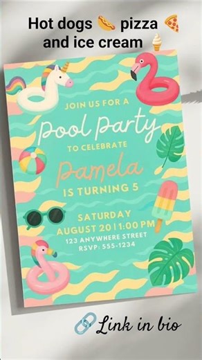 Epic Pool Party Inspo 💦✨ Year-round waterpark fun for your next celebration! #birthday #poolparty