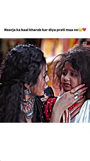 Neerja ka hair kharab kar di prati maa ne🥲💔 #children #emotional