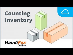 Counting Inventory in HandiFox Online