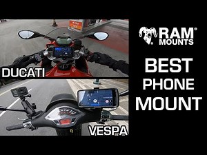 RAM Mount Review - Best Setup for Ducati SuperSport and Vespa Sprint