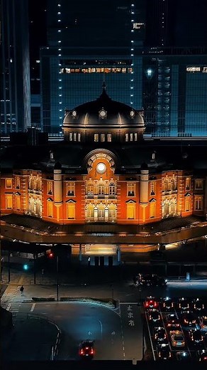 夜の東京駅丸の内絶景