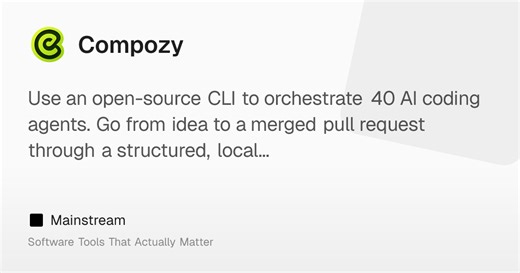 Compozy: Orchestrate AI coding agents from idea to shipped code. – Mainstream