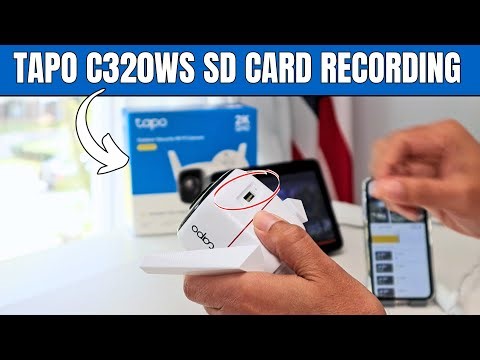 Tapo C320WS Local Recording - Record to the SD Card
