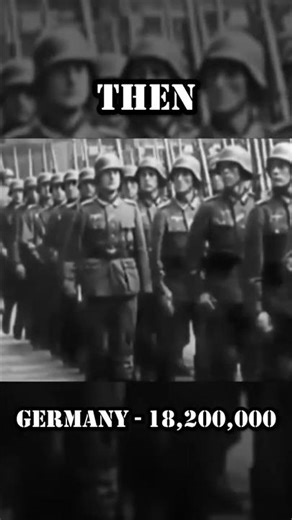🇩🇪 Then vs Now Germany Army Size