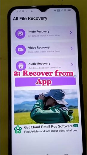 Recover Deleted videos, photos & document from Phone