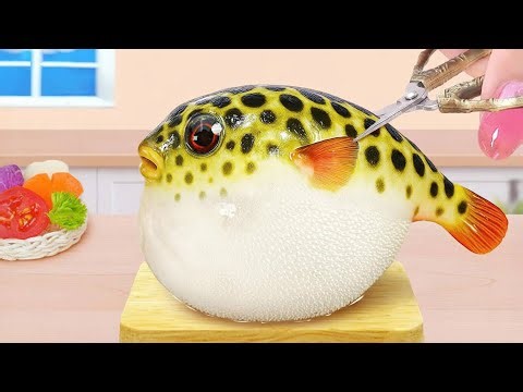 How to Catch and Cook Miniature Fried Puffer Fish