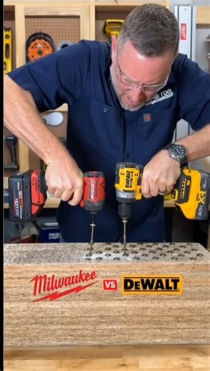 "Milwaukee VS DeWalt: Ultimate Impact Driver Speed Test! Who Wins?"#powerful #cordless #viral