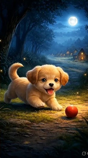 ⭐ The Haunted Puppy Night 🐶👻 #trending #puppy #horror #scary #animation #ghost #animal #love #viral