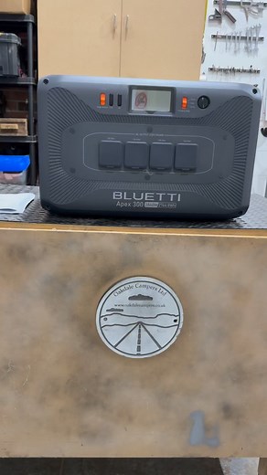Exciting Ford Transit Hybrid Conversion coming using one of these bad boys. Bluetti apex 300 with Hub D1. You’re probably looking at the future of Van Builds. | Oakdale Campers Ltd