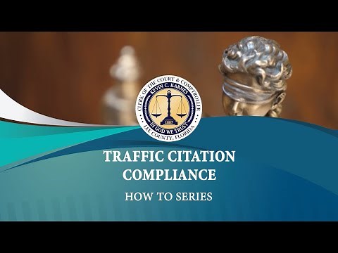How To Comply with a Traffic Citation