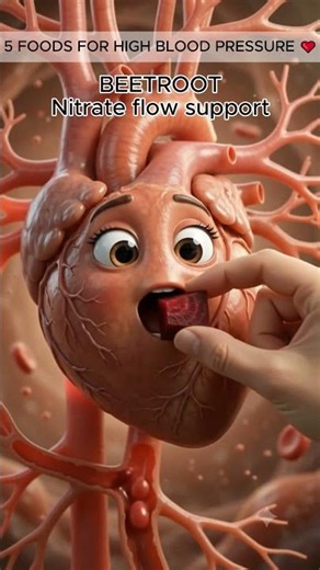 5 Foods That May Support Healthy Blood Pressure ❤️ #HighBloodPressure #BloodPressureSupport #Shorts