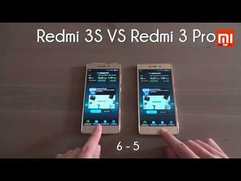 Test Xiaomi : RedMi 3S Vs RedMi 3 PRO (MIUI 8 : Battery, Benchmark, Speed...)