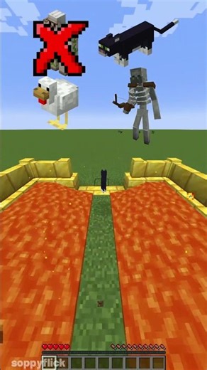 I SURVIVED 100% IMPOSSIBLE LAVA! 🔥#minecraft