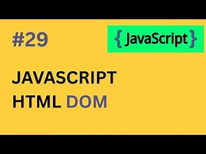 JavaScript HTML DOM Explained – Master Web Page Manipulation (2025)