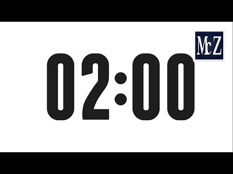 ⏳ 2 minutes [COUNTDOWN TIMER] - ⏱ Timer 2 minutes - Conto alla rovescia 2 minuti