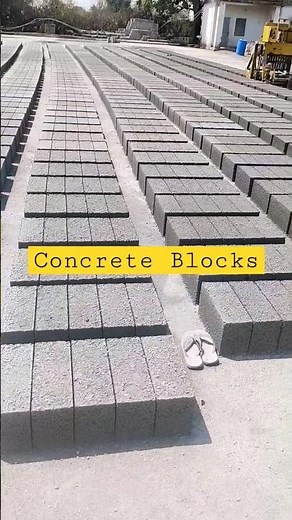 How to make Concrete Block #concreteblockmachine