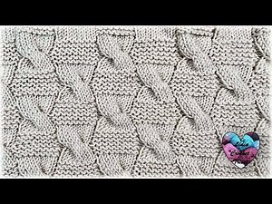 TUTO TRICOT Point Torsades combinées Magnifique pour une couverture "Lidia Crochet Tricot"