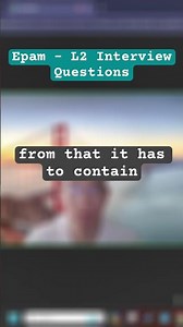 Java Interview Prep: EPAM 2nd Round Questions Explained! #shorts #javainterviewquestions #epam