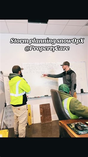 Storm planning for this weekend’s large snow event heading up the coast. Plan A, B and C was developed because mother nature never follows a plan when she attacks. You only execute as good as you Plan and train. @PropertyCare @JOSH Landscape Co #bestteam #operationalexcellence #foryou