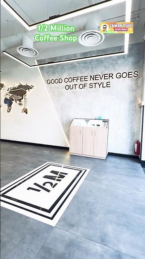 1/2 Million Coffee Shop in Saudi #amazing #1/2millioncoffe #trendingcoffee #trendingshorts