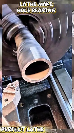 11K views · 62 reactions | lathe Creative make hole bearing #lathe #milling #drilling #cnclathe #cncmachine #screw #machine #machining #fyp #turner #turning #bubut #machinist #machinest #machinery #drillingmachine #screw #tapthareads #craft #drillbit #tharead #repair #millingmachine #dialindicator #sigmat #manufacture #restorasi #thareads #chisel #lathemachine | Lathe Art | Facebook