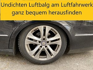 Wie erkenne ich ein undichtes Luftfahrwerk ? BMW 525D F11 Mercedes Audi