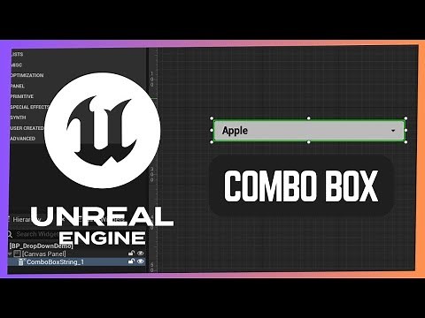 How To Create a Dropdown in Unreal Engine 5 | Combo Box Tutorial Unreal Engine 5 UMG