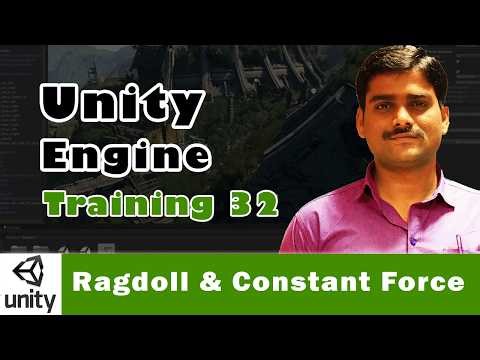 Unity Engine Tutorial 32 | Master Constant force and Ragdoll setup