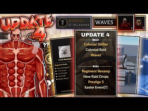 EVERYTHING We Know About Update 4 in AOT Revolution!(Full Overview)