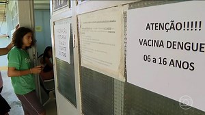 Ministério da Saúde amplia faixa etária da vacinação contra a dengue