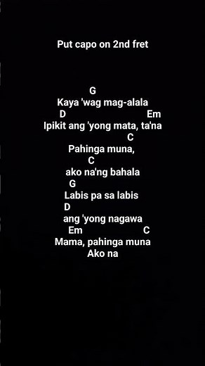 Mapa - SB19 (short lyrics and chords video) #credits to the owner.