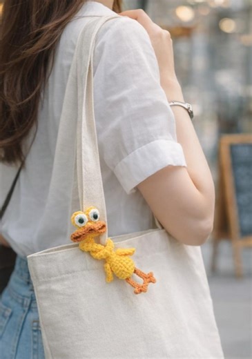 Long Neck Duck Crochet Pattern PDF, Duck Keychain Amigurumi, Bag Charm - Etsy